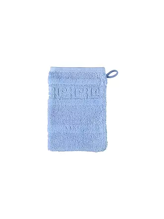 CAWÖ | Guanto da bagno NOBLESSE 16x22cm Salmone | hellblau